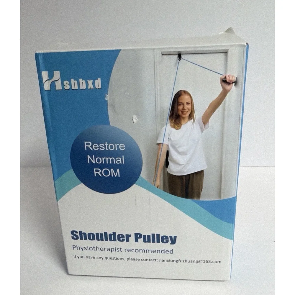 Shoulder Pulley for Physical Therapy, Pulleys Metal Bracket,Pulley Over the Door